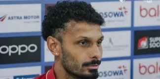 Pemain asing PSM Makassar, Aloisio Soares ungkap kunci kemenangan dan target sisa musim setelah menang 2-1 atas Bhayangkara Presisi Lampung FC pada konferensi pers di Gelora Bj Habibie