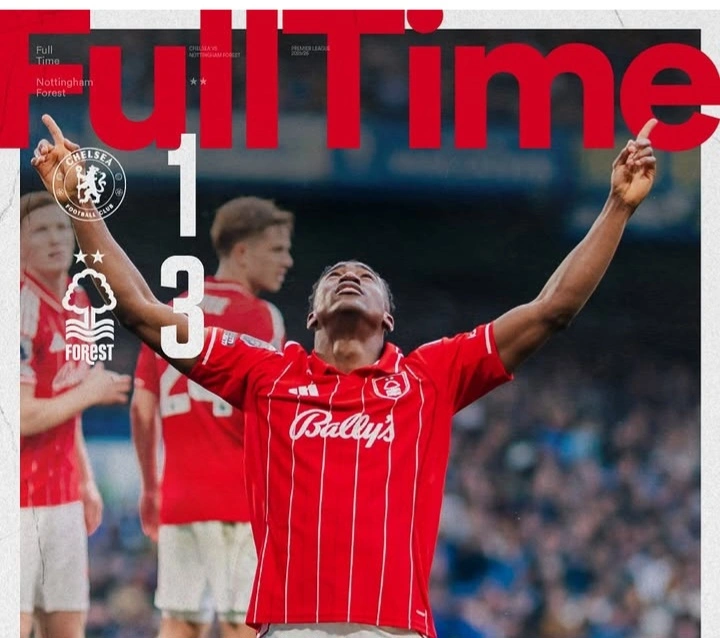 Chelsea kalah 1-3 dari Nottingham Forest di Stamford Bridge. dok/ntfcofficial