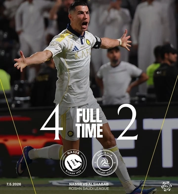 Al Shabab vs Al Nassr 2-4: Hattrick João Félix dan Gol Ronaldo Warnai Kemenangan Penting