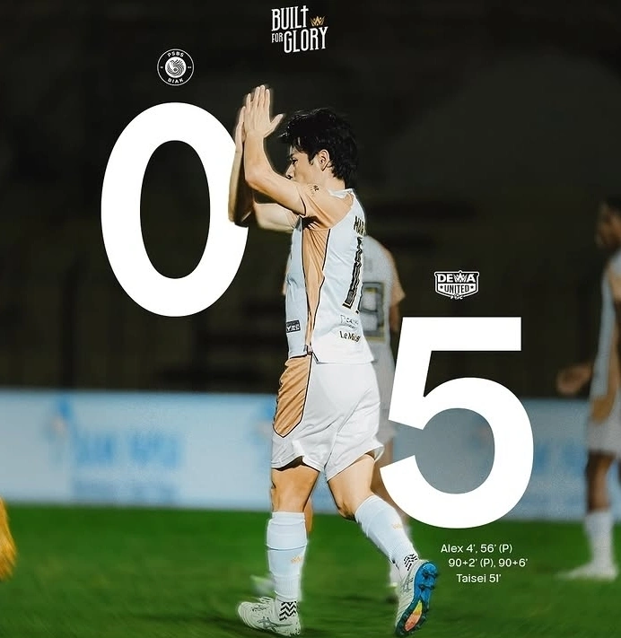 Hasil PSBS Biak vs Dewa United berakhir 0-5 pada pekan ke-32 Super League 2025/2026. dok/dewaunited