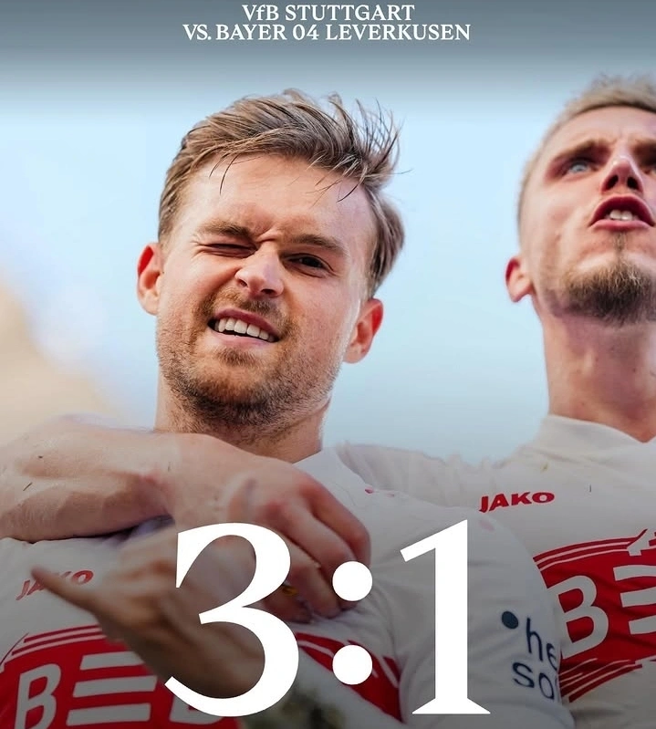 VfB Stuttgart sukses mengalahkan Bayer Leverkusen 3-1 di Bundesliga 2025/2026. dok/vfb