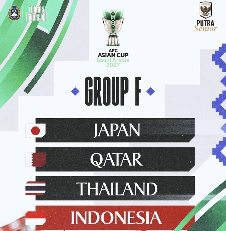 Hasil drawing Piala Asia 2027 menempatkan Timnas Indonesia satu grup dengan Jepang, Qatar, dan Thailand. dok/timnasindonesia