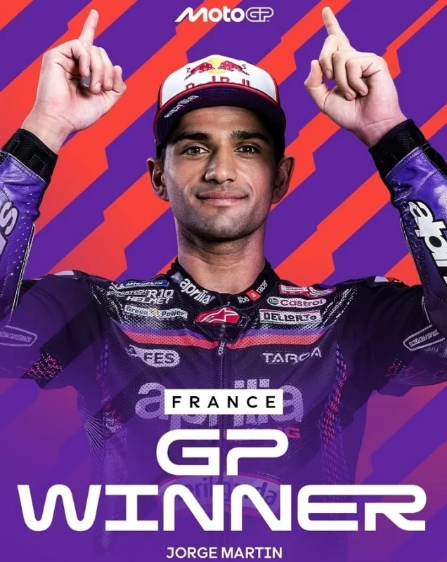Jorge Martin tampil luar biasa dengan menjuarai MotoGP Prancis 2026 di Sirkuit Le Mans. dok/motogp