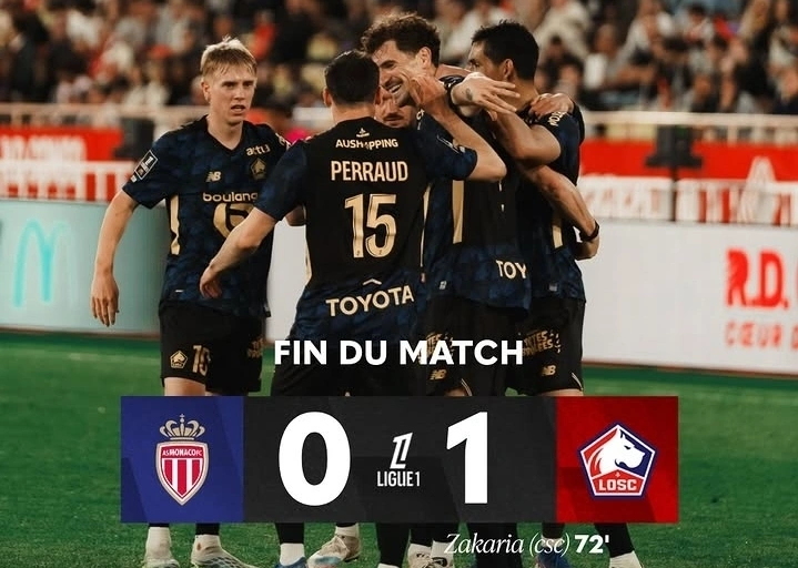 Lille sukses menaklukkan AS Monaco 1-0 dalam lanjutan Ligue 1 2025/2026. dok/losclille