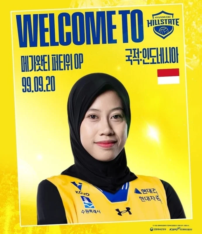 Atlet voli Indonesia, Megawati Hangestri resmi bergabung dengan klub asal Korea, Hyundai Hillstate untuk Liga Voli Korea musim 2026/2027