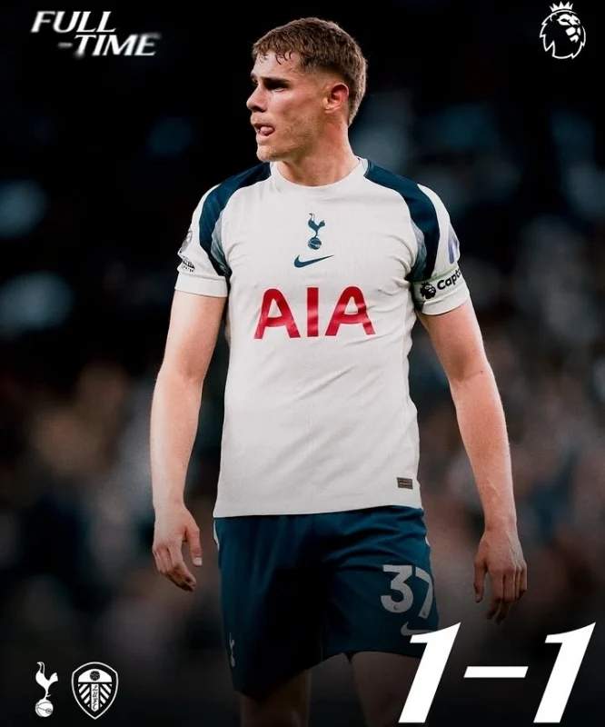Tottenham Hotspur gagal menang setelah ditahan Leeds United 1-1 di Premier League 2025/2026. dok/tottenham