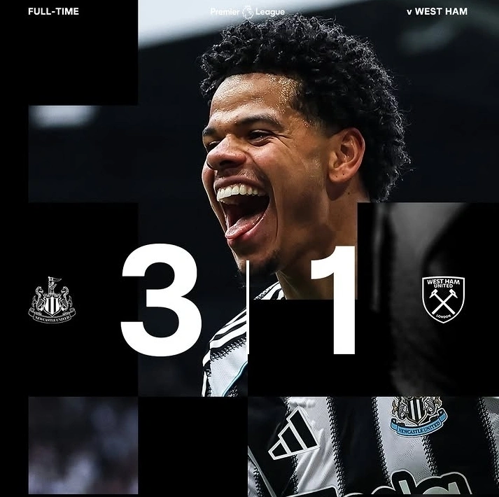 Newcastle vs West Ham 3-1: The Hammers Kian Dekat ke Zona Degradasi