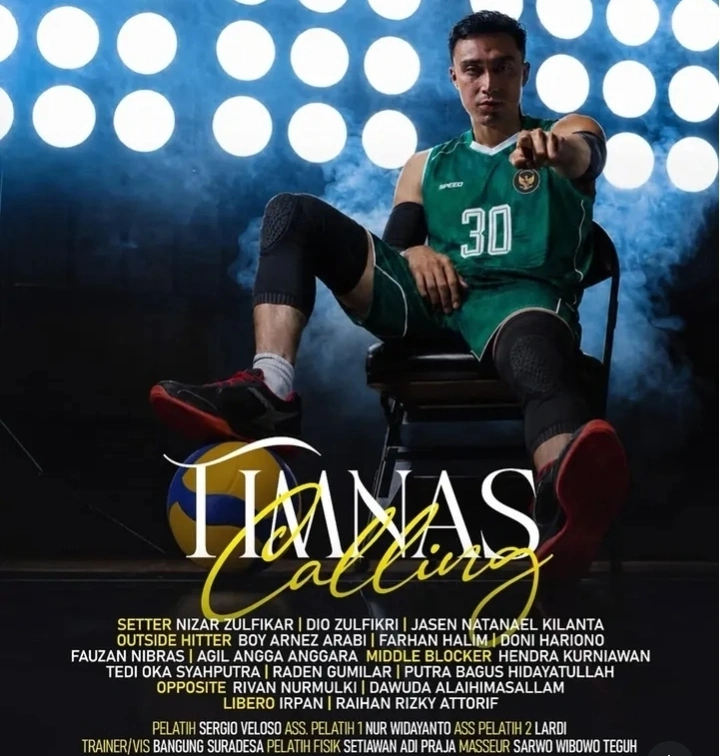 Timnas Voli Putra Indonesia Mulai TC AVC Cup 2026 dan SEA V League, PBVSI Panggil 15 Pemain