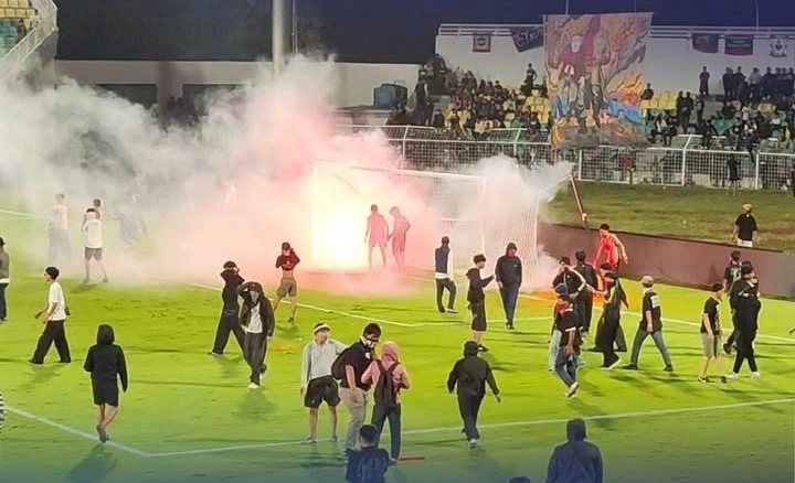 Stadion GBH Rusak Usai Ricuh Suporter PSM vs Persib, Pemkot Parepare Minta Ganti Rugi