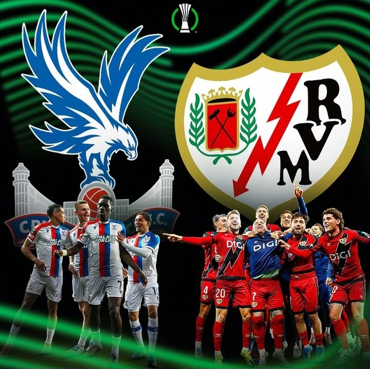 Final UEFA Conference League 2025/2026 mempertemukan Crystal Palace vs Rayo Vallecano di Red Bull Arena Leipzig, Kamis 28 Mei 2026 pukul 02.00 WIB.