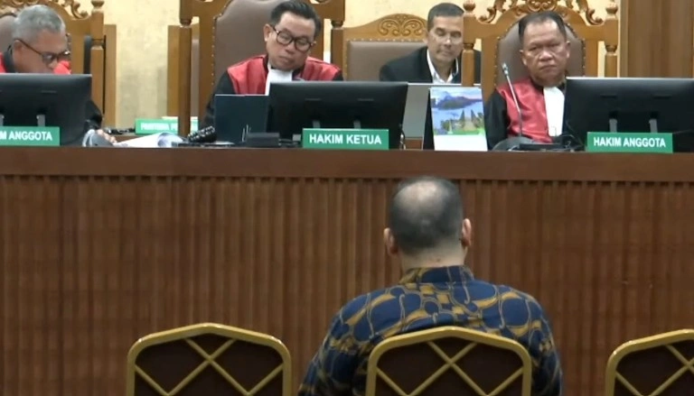 Sidang Putusan Ibrahim Arief atau Ibam pada Kasus korupsi Chromebook