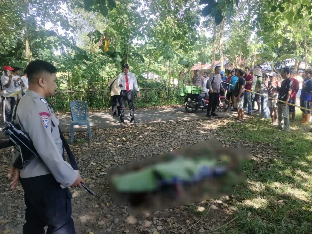 TKP penjual ikan ditemukan bersimbah darah