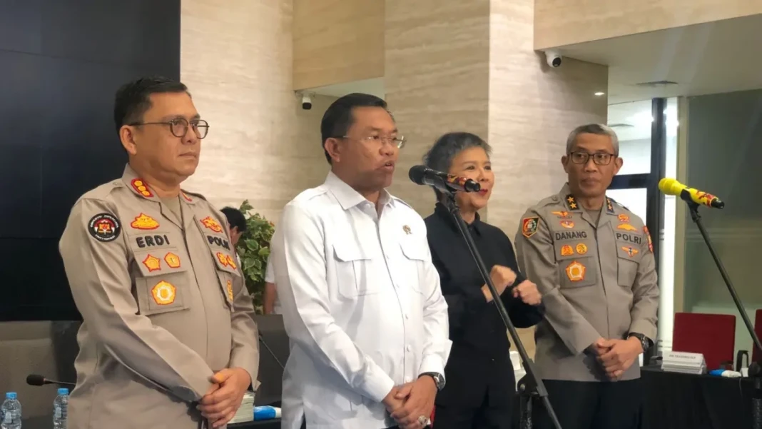 Wakil Kepala BGN Sony Sonjaya mendatangi Bareskrim