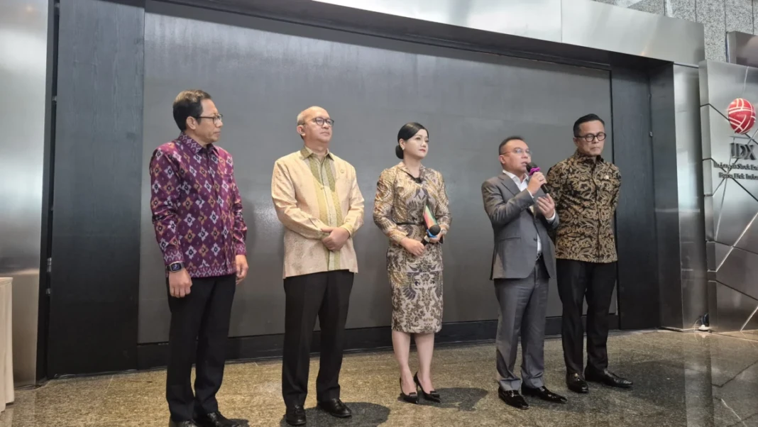 Wakil Ketua DPR RI Sufmi Dasco Ahmad melakukan inspeksi dadakan (Sidak) ke Bursa Efek Indonesia (BEI).