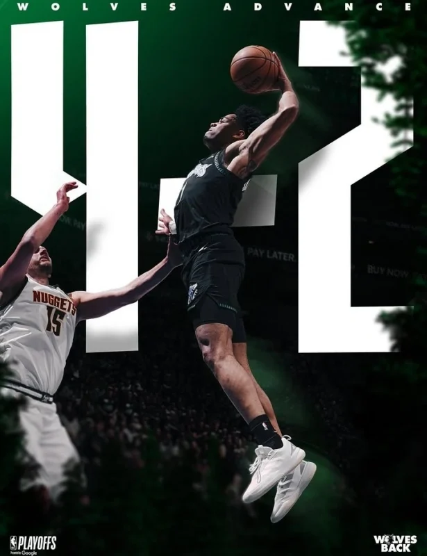Minnesota Timberwolves kalahkan Denver Nuggets 4-2 di Playoff NBA 2026.