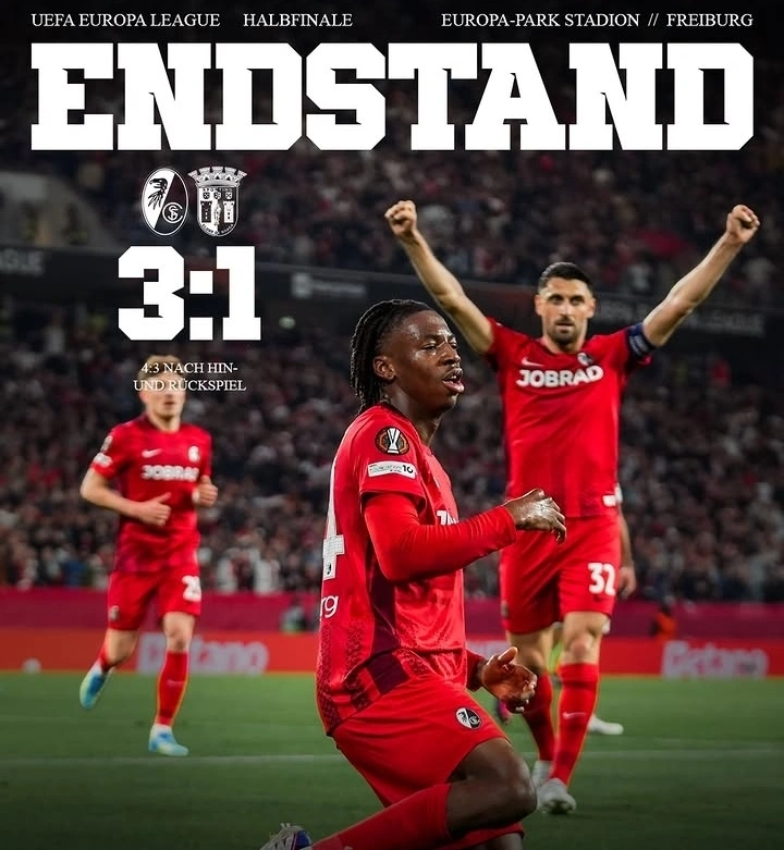 Freiburg vs Braga: Menang 3-1 di leg kedua semifinal Liga Europa 2026, SC Freiburg cetak sejarah lolos ke final untuk pertama kalinya.