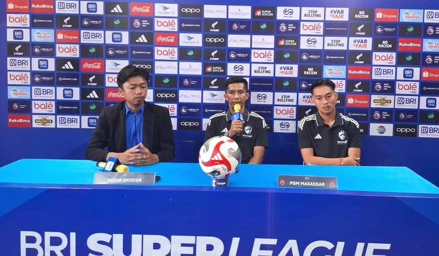 Konferensi pers PSM Makassar