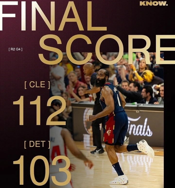 Cavaliers vs Pistons Game 4: Donovan Mitchell Cetak 43 Poin, Seri Imbang 2-2