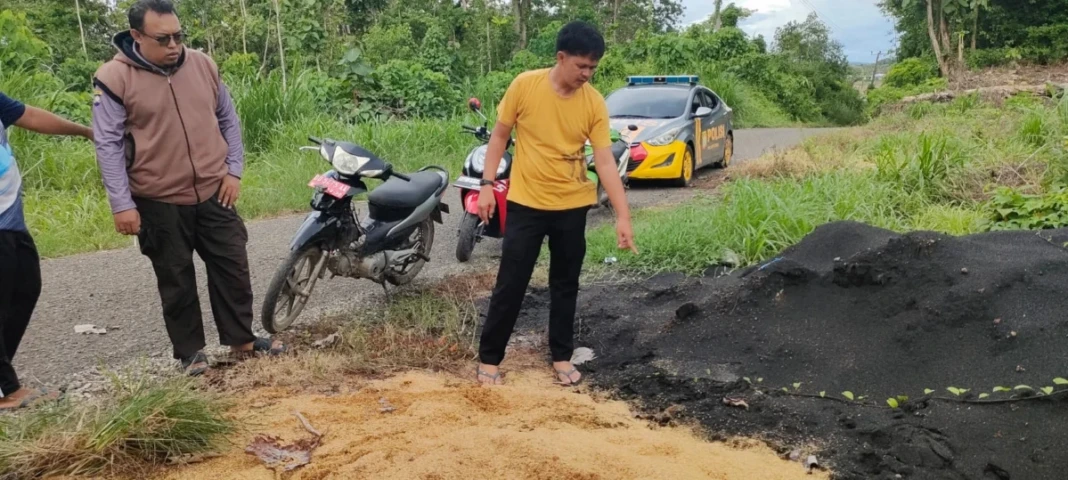 Lokasi penemuan bayi di Bone