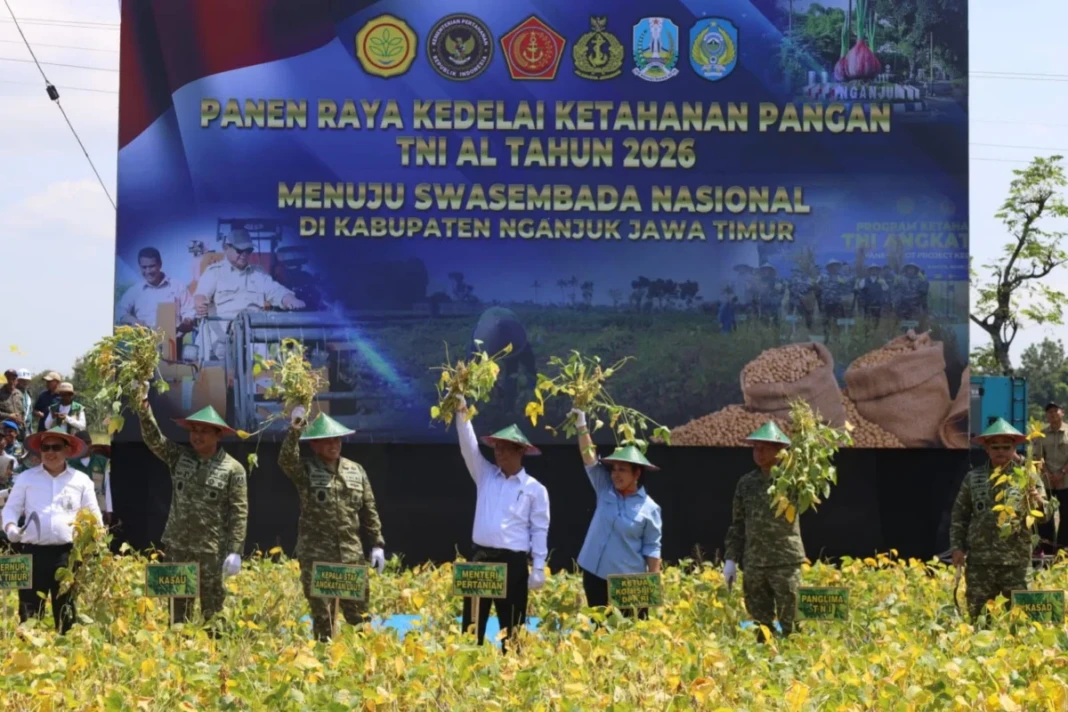 Panen Raya Kedelai Ketahanan Pangan di Nganjuk