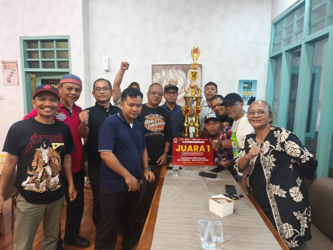 IKA Sospol Rayakan Juara 1 U45 AAS Cup 2026
