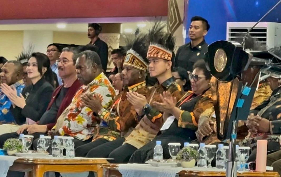 Wapres Gibran membuka Pesparawi Nasional XIV di Manokwari Papua Barat