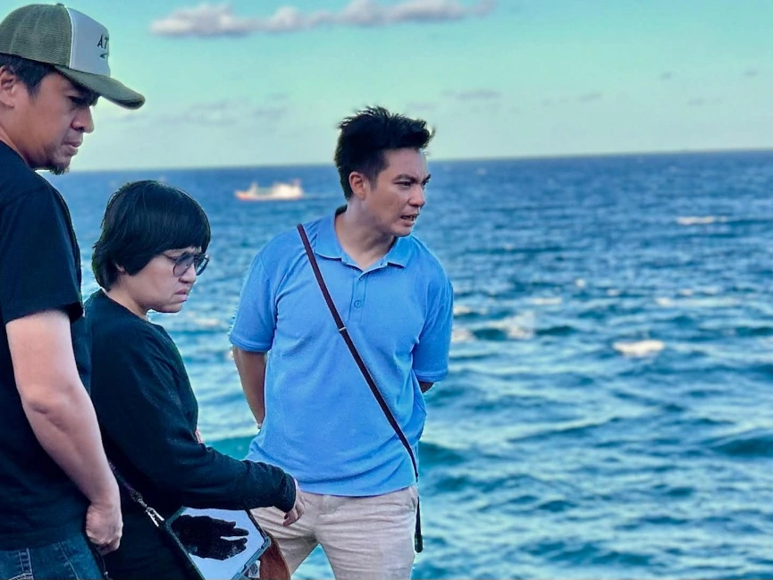 Baim Wong saat survei di Bulukumba