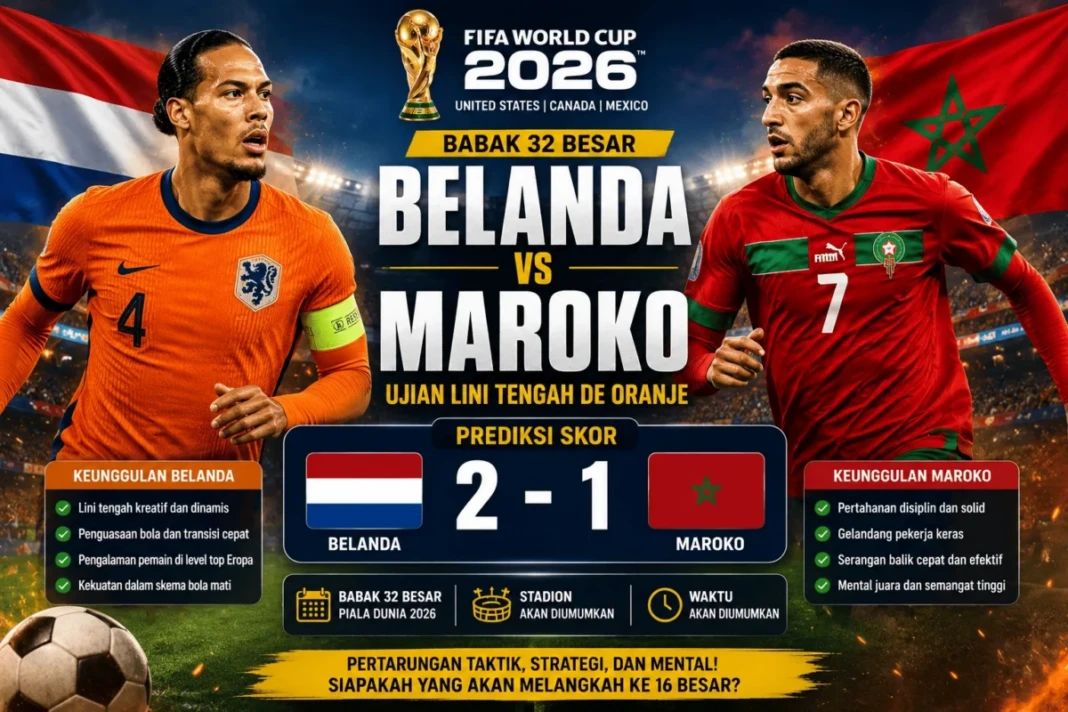 Belanda vs Jepang