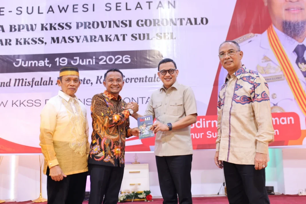 Bupati Bone Andi Asman Sulaiman menghadiri silaturahmi dan gala dinner BPW KKSS Gorontalo.