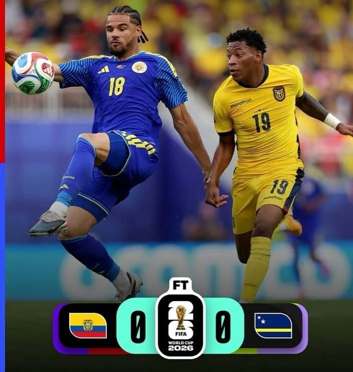 Ekuador vs Curacao berakhir imbang 0-0 di Piala Dunia 2026