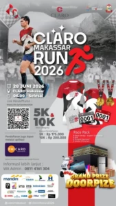 Claro Makassar Run 2026.