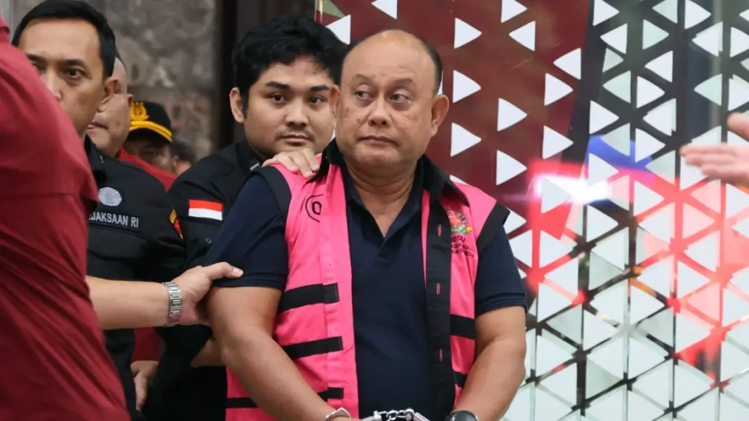 Dadan Hindayana resmi di tahan Kejaksaan Agung, Jakarta, Rabu (3:6:2026). (Dery Ridwansah: JawaPos.com)