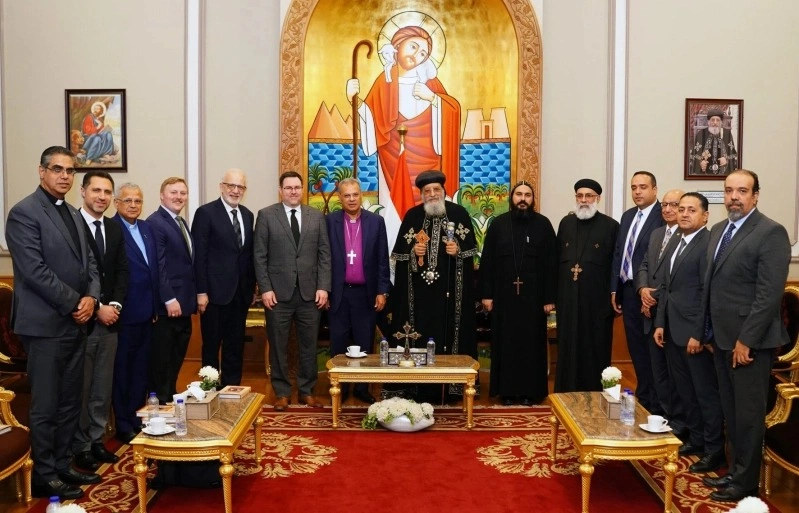 Delegasi Aliansi Baptis Dunia bertemu Paus Tawadros II di Mesir 