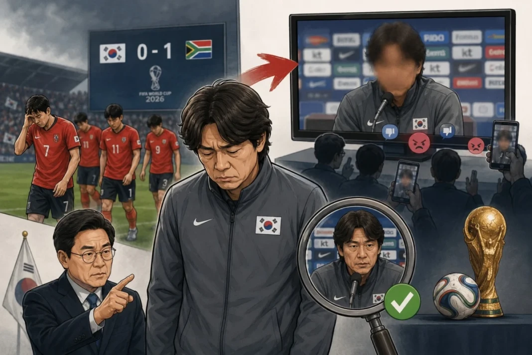 Hong Myung-bo mundur usai kritik Presiden Lee Jae-myung, sementara video pemburaman wajahnya pascakekalahan Korea Selatan dipastikan hoaks