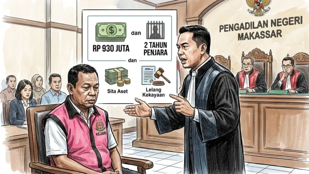 Ilustrasi, Mantan Kajari Enrekang, Padeli, diwajibkan membayar uang pengganti Rp930 juta