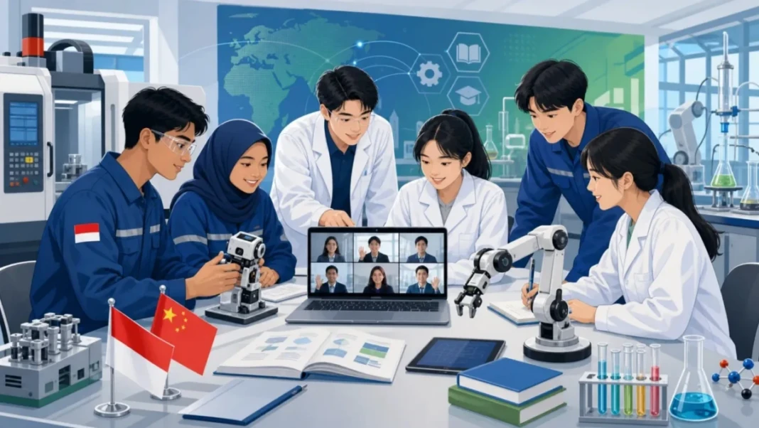 Ilustrasi Politeknik Negeri Ujung Pandang kolaborasi dengan Guangxi Modern Polytechnic College.
