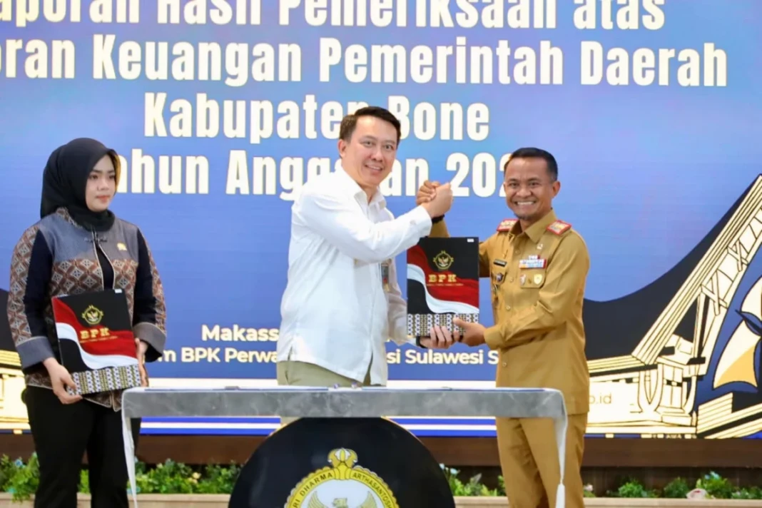 Kabupaten Bone kembali meraih Opini Wajar Tanpa Pengecualian (WTP)