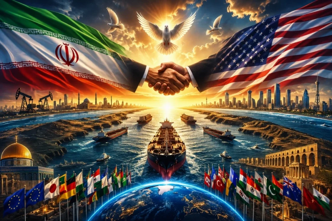 Kesepakatan damai Iran dan Amerika Serikat melalui MoU penghentian perang memicu reaksi global