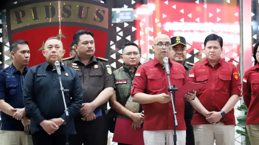 keterangan pers terkait korupsi di BGN