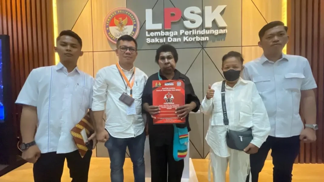 Mama Yasinta datang ke LPSK untuk meminta perlindungan