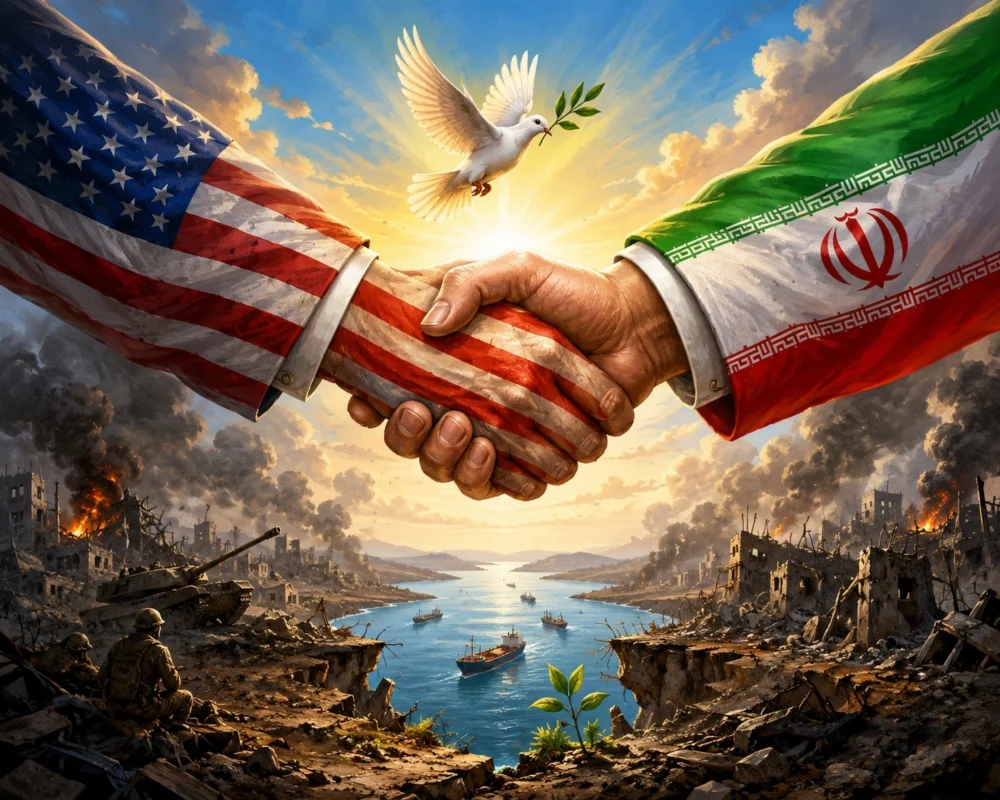 Perdamaian Amerika–Iran membuka jalan stabilitas, perdagangan, dan harapan dunia.