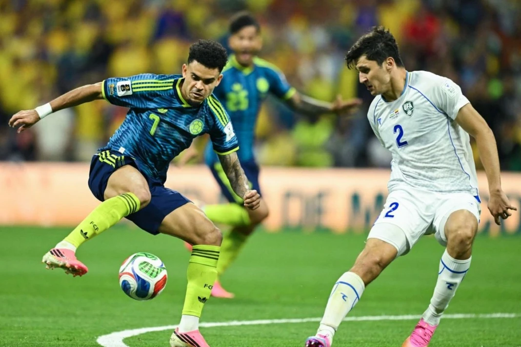 Pertandingan Kolombia vs Ezbekistan