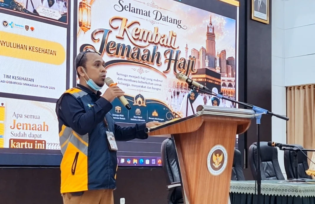Petugas BBKK Makassar, dr. Muhammad Haskar Hasan