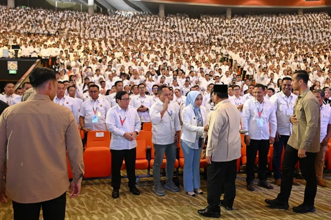 Presiden Prabowo saat menghadiri acara Building Indonesia's Future Generations Through Nutrition