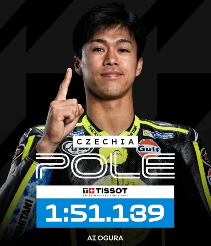 Ai Ogura Rebut Pole Perdana MotoGP di Ceko