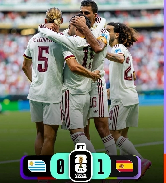Spanyol Kalahkan Uruguay 1-0, La Roja Juara Grup H Piala Dunia 2026