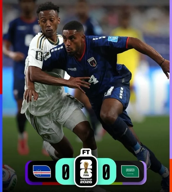 Tanjung Verde Tahan Arab Saudi 0-0, Tutup Fase Grup Piala Dunia 2026 Tanpa Kekalahan