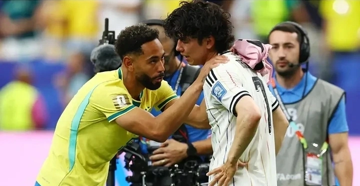 Matheus Cunha Hibur Ao Tanaka usai Brasil Kalahkan Jepang di Piala Dunia 2026