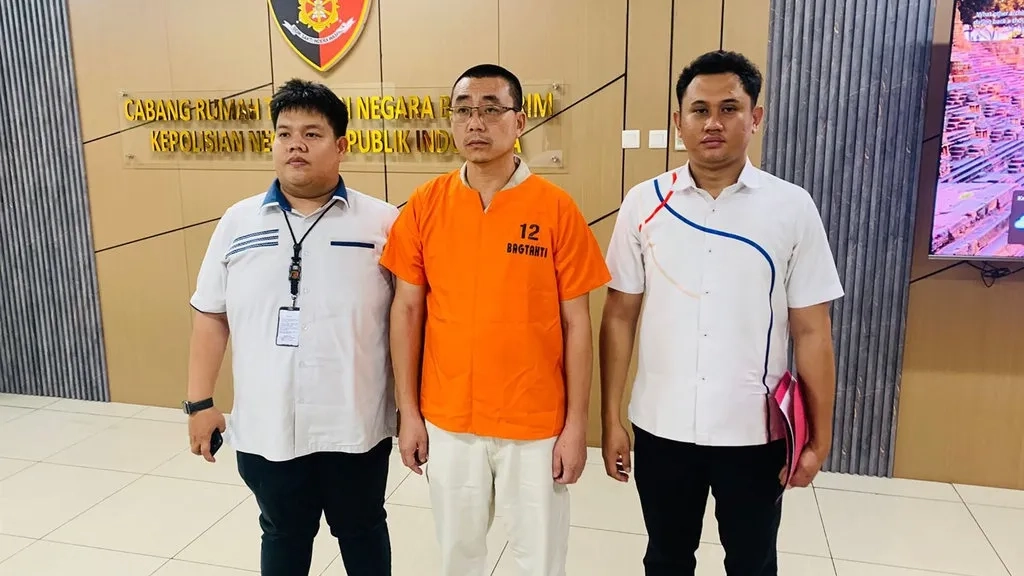 tersangka Whu Zeng Xie selaku Dirut PT MMS oleh Dittipidter Bareskrim Polri
