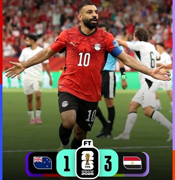 Mesir bangkit mengalahkan Selandia Baru 3-1 di Piala Dunia 2026. Mohamed Salah mencetak gol penting yang membawa The Pharaohs memuncaki klasemen Grup G.